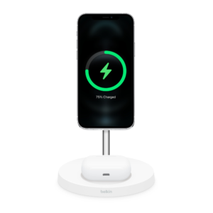 Belkin BOOST CHARGE PRO 2-in-1 Wireless Charger Stand with MagSafe