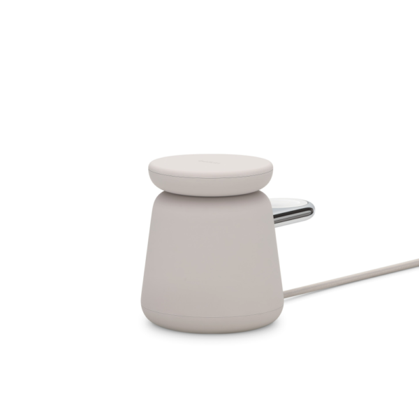 Belkin BOOSTCHARGE PRO 2-in-1 MagSafe Wireless Charging Dock – Fast Charging for iPhone & AirPods, Sand