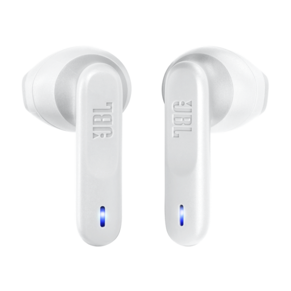 JBL Wave Flex True Wireless Earbuds, Deep Bass Sound, Comfortable Fit, 32H Battery, Smart Ambient + TalkThru, Hands-Free Calls, White - Image 2