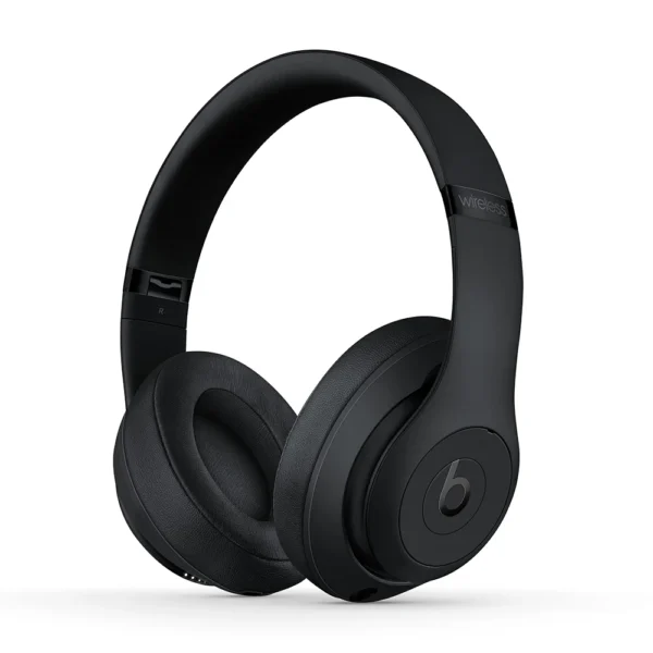 Beats Studio3 Wireless Noise Cancelling Over-Ear Headphones, Apple W1 Chip, Class 1 Bluetooth, 22H Battery Life, Built-In Mic, Matte Black - Image 3