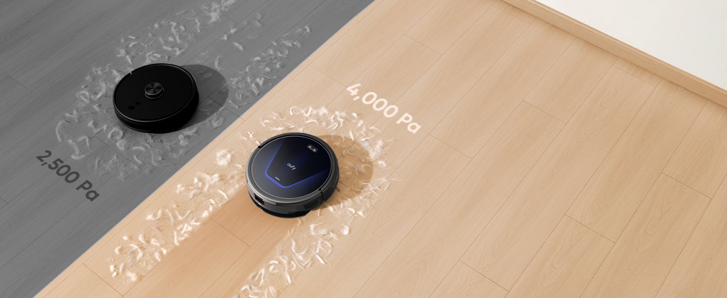 Eufy G50 Hybrid Robot Vacuum with Mop, 4000Pa Suction, Dynamic Navigation, Roller Brush, Ideal for Pet Hair & Hard Floors 13 eufy G50
