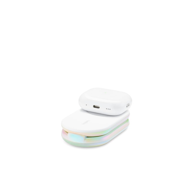 Belkin BoostCharge 2-in-1 Magnetic Foldable Charger – Iridescent