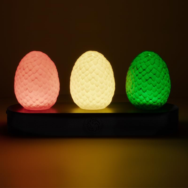 House of the Dragon Egg Light, LED Dragon Egg Lamp, Official Game of Thrones Merchandise, Decorative Light for Fans - Image 3