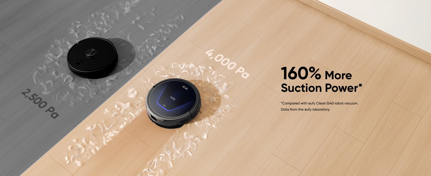 Eufy G50 Hybrid Robot Vacuum with Mop, 4000Pa Suction, Dynamic Navigation, Roller Brush, Ideal for Pet Hair & Hard Floors 12 eufy G50