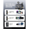 Hollyland LARK M2 Wireless Lavalier Microphone (2TX+3RX), 1000ft Range, 40H Battery, Compatible with Camera, iPhone, Android - Image 4