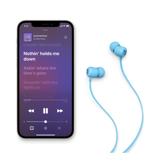Beats Flex All-Day Wireless Earphones, Flame Blue - Image 3