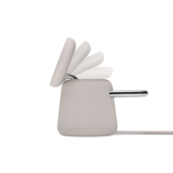 Belkin BOOSTCHARGE PRO 2-in-1 MagSafe Wireless Charging Dock – Fast Charging for iPhone & AirPods, Sand