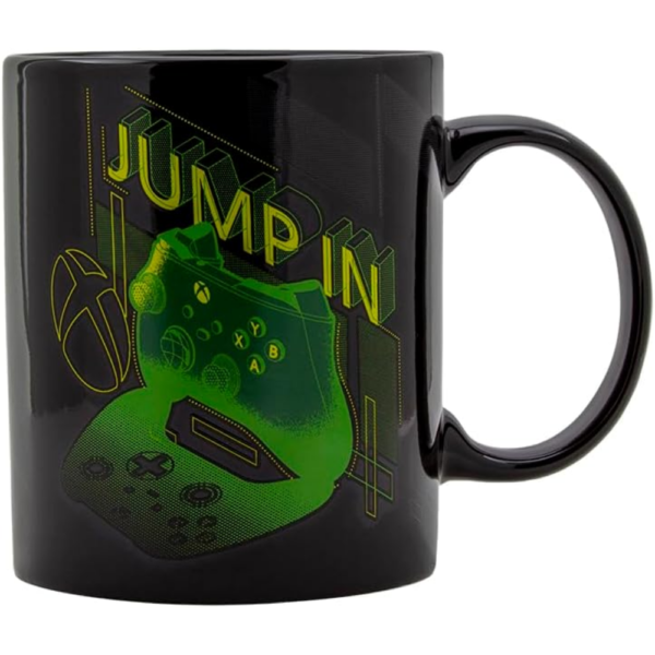XBOX Mug and Metal Coaster Set, Officially Licensed Ceramic Mug with Cork-Backed Coaster, Gift for Gamers, 300ml - Image 4