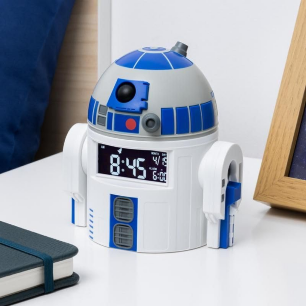 Sveglia R2-D2 Merchandise Ufficiale Star Wars, Con Suoni R2-D2 e Timer di Sveglia USB - Image 2
