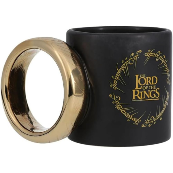 LOTR The One Ring Shaped Mug, 3D Lord of the Rings Inspired Drinkware, Perfect Gift for Fans - Image 2