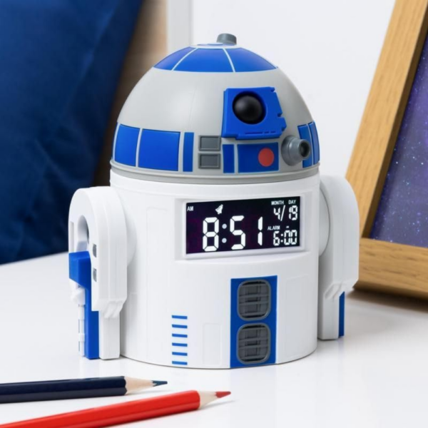 Sveglia R2-D2 Merchandise Ufficiale Star Wars, Con Suoni R2-D2 e Timer di Sveglia USB - Image 3