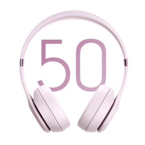 Beats Solo 4 Wireless On-Ear Headphones, 50H Battery, Cloud Pink