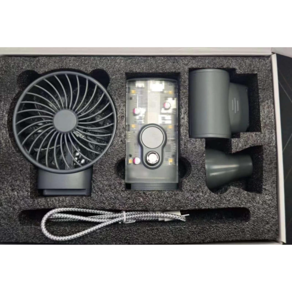 Violent Fan II 2-in-1 Turbo Fan with USB Rechargeable Battery, Compact Cooling for Summer - Image 9