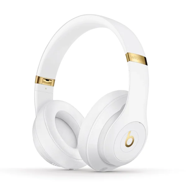Beats Studio3 Wireless Noise Cancelling Over-Ear Headphones, Apple W1 Chip, Class 1 Bluetooth, 22H Battery Life, Built-In Mic, White - Image 3