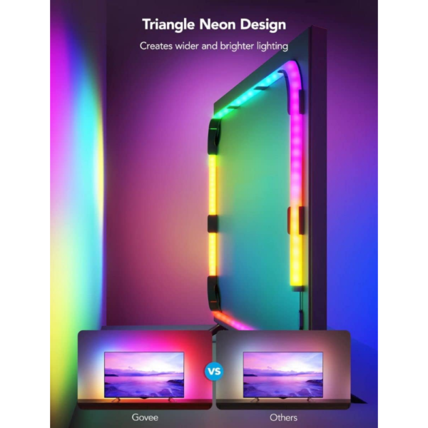 Govee RGBIC Neon TV Backlight for 45 to 55 Inch TVs, Customizable Ambient Lighting with App Control - Image 5