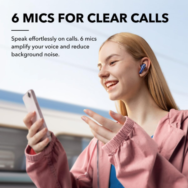 soundcore by Anker Liberty 4 NC Adaptive Noise Cancelling Earbuds, 98.5% Noise Reduction, Hi-Res Sound, 50H Battery, Wireless Charging, Bluetooth 5.3 - Image 12