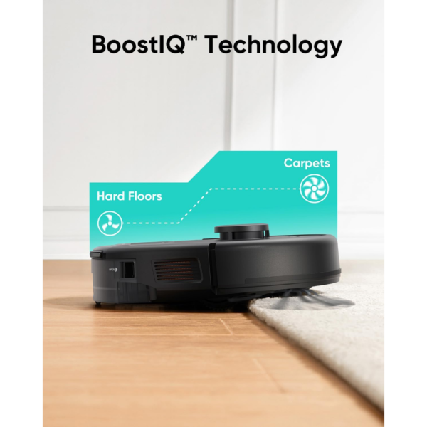 Eufy L60 Hybrid Robot Vacuum Cleaner with Mop, 5000Pa Suction, iPath Laser Navigation, Ideal for Hard Floors, Hair & Dust Removal - Image 6