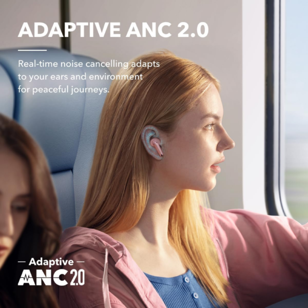 soundcore by Anker Liberty 4 NC Adaptive Noise Cancelling Earbuds, 98.5% Noise Reduction, Hi-Res Sound, 50H Battery, Wireless Charging, Bluetooth 5.3 - Image 27