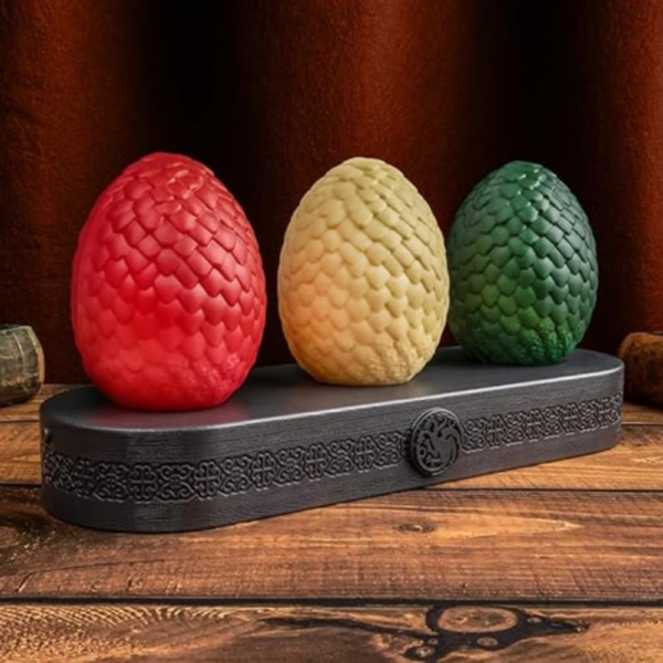House of the Dragon Egg Light, LED Dragon Egg Lamp, Official Game of Thrones Merchandise, Decorative Light for Fans - Image 2