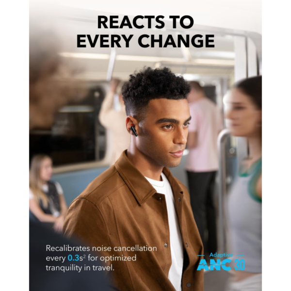 Anker Soundcore Liberty 4 Pro Noise Cancelling Wireless Earbuds Real-Time Adaptive ANC 7 Sensors Hi-Fi Music Clear Calls with 6 Mics and AI - Image 4