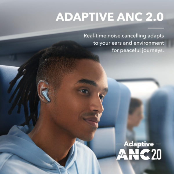 soundcore by Anker Liberty 4 NC Adaptive Noise Cancelling Earbuds, 98.5% Noise Reduction, Hi-Res Sound, 50H Battery, Wireless Charging, Bluetooth 5.3 - Image 15