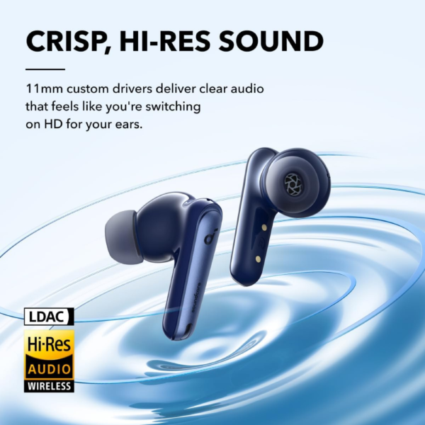 soundcore by Anker Liberty 4 NC Adaptive Noise Cancelling Earbuds, 98.5% Noise Reduction, Hi-Res Sound, 50H Battery, Wireless Charging, Bluetooth 5.3 - Image 10