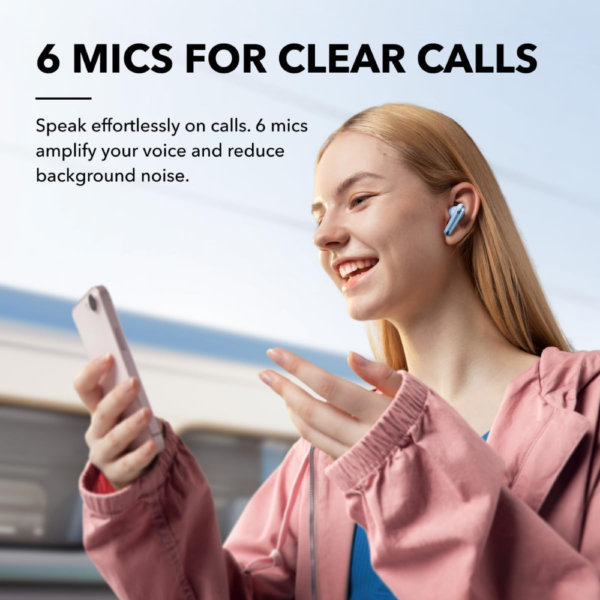 soundcore by Anker Liberty 4 NC Adaptive Noise Cancelling Earbuds, 98.5% Noise Reduction, Hi-Res Sound, 50H Battery, Wireless Charging, Bluetooth 5.3 - Image 18