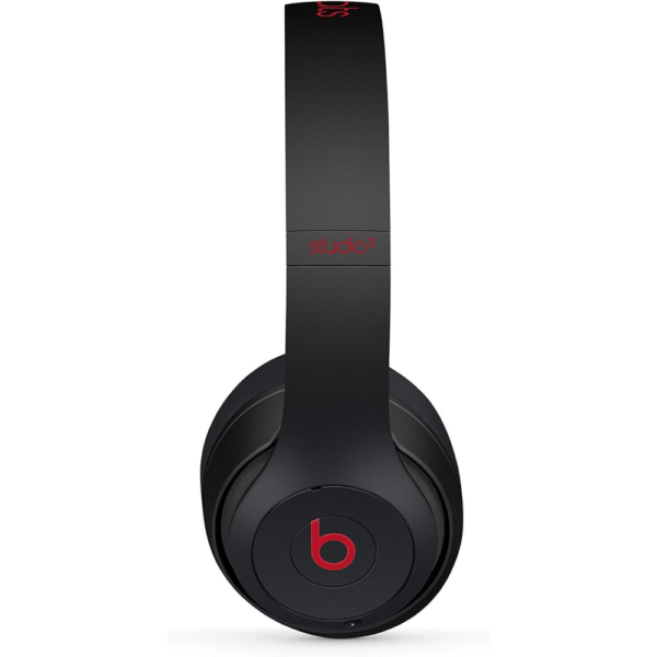 Beats Studio3 Wireless Noise Cancelling Over-Ear Headphones, Apple W1 Chip, Class 1 Bluetooth, 22H Battery Life, Built-In Mic, Black-Red - Image 2