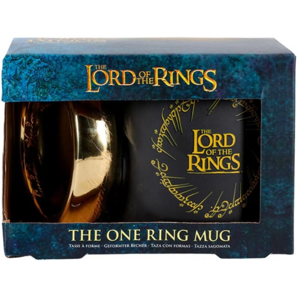 LOTR The One Ring Shaped Mug, 3D Lord of the Rings Inspired Drinkware, Perfect Gift for Fans - Image 4