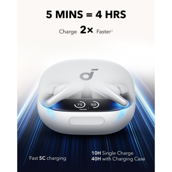 Anker Soundcore Liberty 4 Pro Noise Cancelling Wireless Earbuds Real-Time Adaptive ANC 7 Sensors Hi-Fi Music Clear Calls with 6 Mics and AI - Image 12