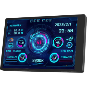 Porodo Gaming 3.5" Mini Smart Information Pdx 537 Monitor Black