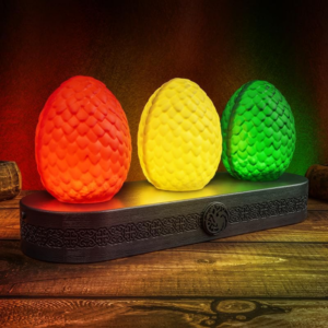 House of the Dragon Egg Light, LED Dragon Egg Lamp, Official Game of Thrones Merchandise, Decorative Light for Fans