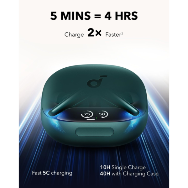 Anker Soundcore Liberty 4 Pro Noise Cancelling Wireless Earbuds Real-Time Adaptive ANC 7 Sensors Hi-Fi Music Clear Calls with 6 Mics and AI - Image 25