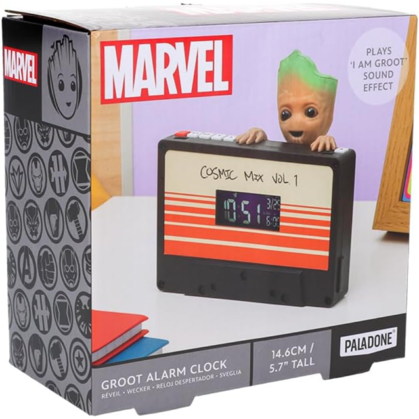 Paladone Groot Alarm Clock Marvel Guardians of the Galaxy LED Clock - Image 6