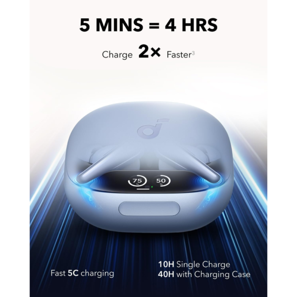 Anker Soundcore Liberty 4 Pro Noise Cancelling Wireless Earbuds Real-Time Adaptive ANC 7 Sensors Hi-Fi Music Clear Calls with 6 Mics and AI - Image 18