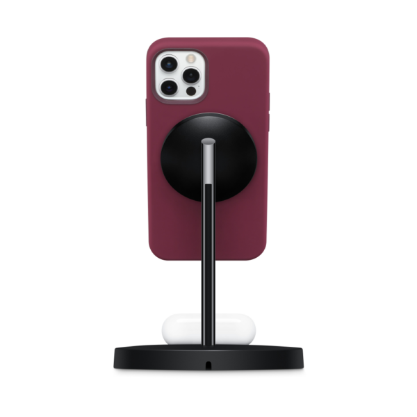 Belkin BOOST CHARGE PRO 2-in-1 Wireless Charger Stand with MagSafe, Black