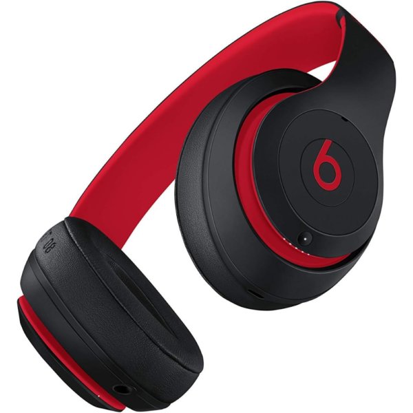 Beats Studio3 Wireless Noise Cancelling Over-Ear Headphones, Apple W1 Chip, Class 1 Bluetooth, 22H Battery Life, Built-In Mic, Black-Red - Image 3