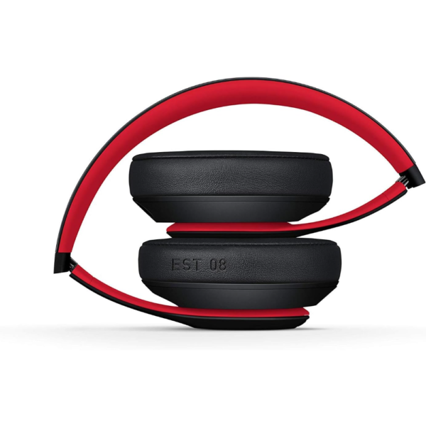 Beats Studio3 Wireless Noise Cancelling Over-Ear Headphones, Apple W1 Chip, Class 1 Bluetooth, 22H Battery Life, Built-In Mic, Black-Red - Image 4