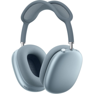 Apple AirPods Max Wireless Over-Ear Headphones, Pro-Level Active Noise Cancellation, Transparency Mode, USB-C Charging, Bluetooth for iPhone, Blue