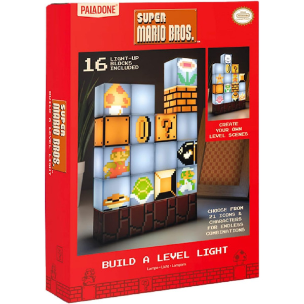 Paladone Super Mario Bros Build A Level Light, Official Nintendo Merchandise, Customizable LED Desk Light for Gamers - Image 6