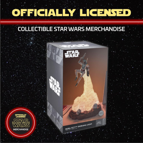 Boba Fett Figure Light, Star Wars Collectible LED Lamp - Image 6