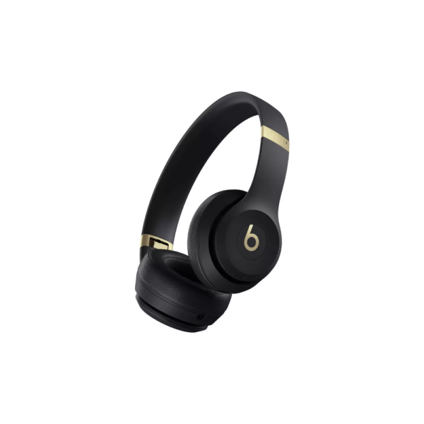 Beats Solo 4 True Wireless On-Ear Headphones, Spatial Audio, 50H Battery, USB-C, Flex-Grip Headband, UltraPlush Cushions, Black Gold - Image 4
