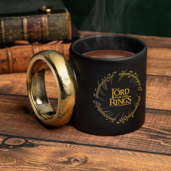 LOTR The One Ring Shaped Mug, 3D Lord of the Rings Inspired Drinkware, Perfect Gift for Fans - Image 3