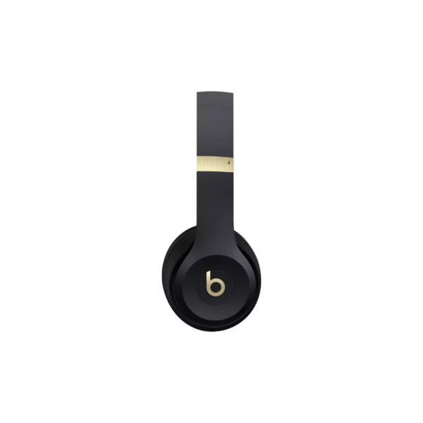 Beats Solo 4 True Wireless On-Ear Headphones, Spatial Audio, 50H Battery, USB-C, Flex-Grip Headband, UltraPlush Cushions, Black Gold - Image 2