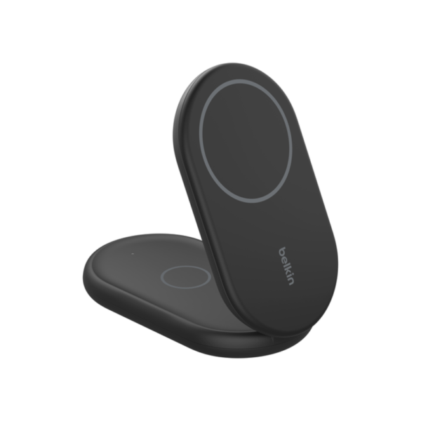 Belkin BoostCharge 2-in-1 Magnetic Foldable Charger, Black