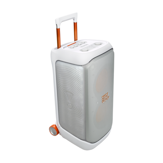 JBL PartyBox Stage 320 Portable Bluetooth Speaker, 240W Powerful Sound, 18H Battery, Dual Mic & Guitar Inputs, White - Image 13