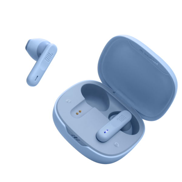 JBL Wave Flex True Wireless Earbuds, Deep Bass Sound, Comfortable Fit, 32H Battery, Smart Ambient + TalkThru, Hands-Free Calls, Blue - Image 4