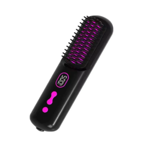 Wireless Hair Straightening Comb 35W XWS-890, Portable Black Hair Styling Tool