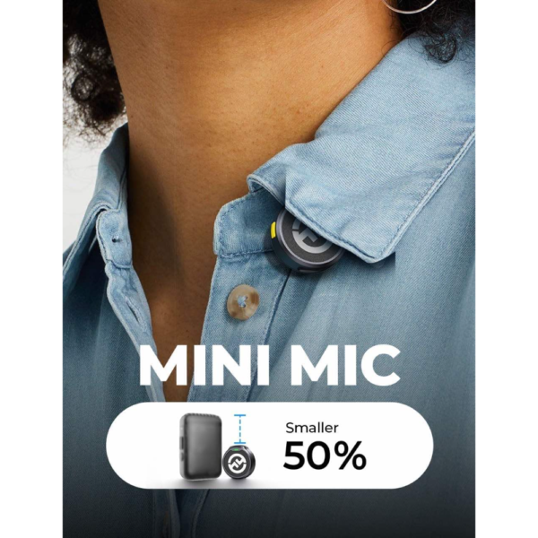Hollyland LARK M2 Wireless Lavalier Microphone (2TX+3RX), 1000ft Range, 40H Battery, Compatible with Camera, iPhone, Android - Image 8