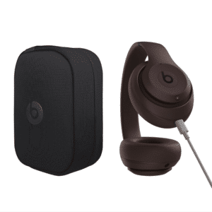 Beats Studio Pro worn during flight with ANC